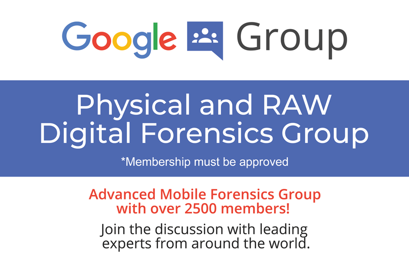 Digital Forensics Google Group